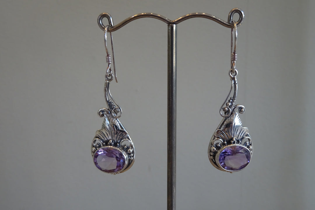 Elegant Amethyst Earrings