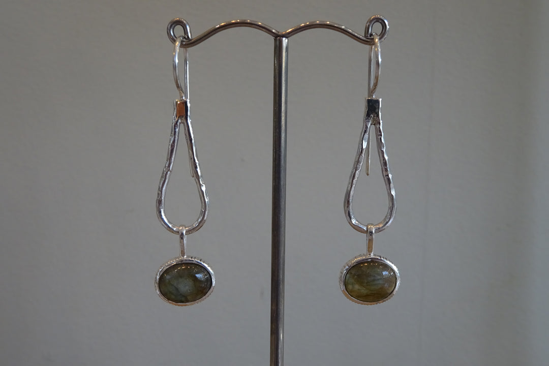 Glamorous Labradorite Earrings