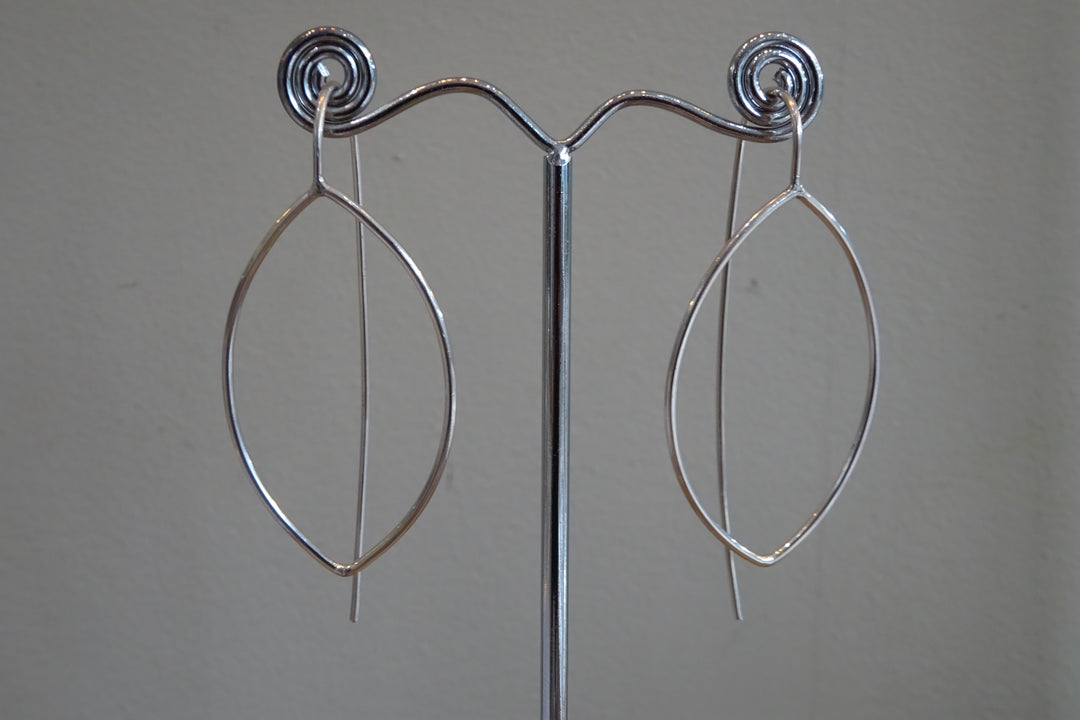 Open Leaf Earrings
