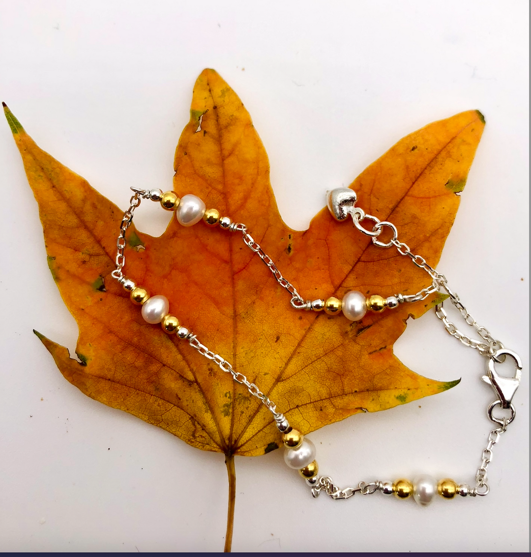Beaded Pearl Bracelet