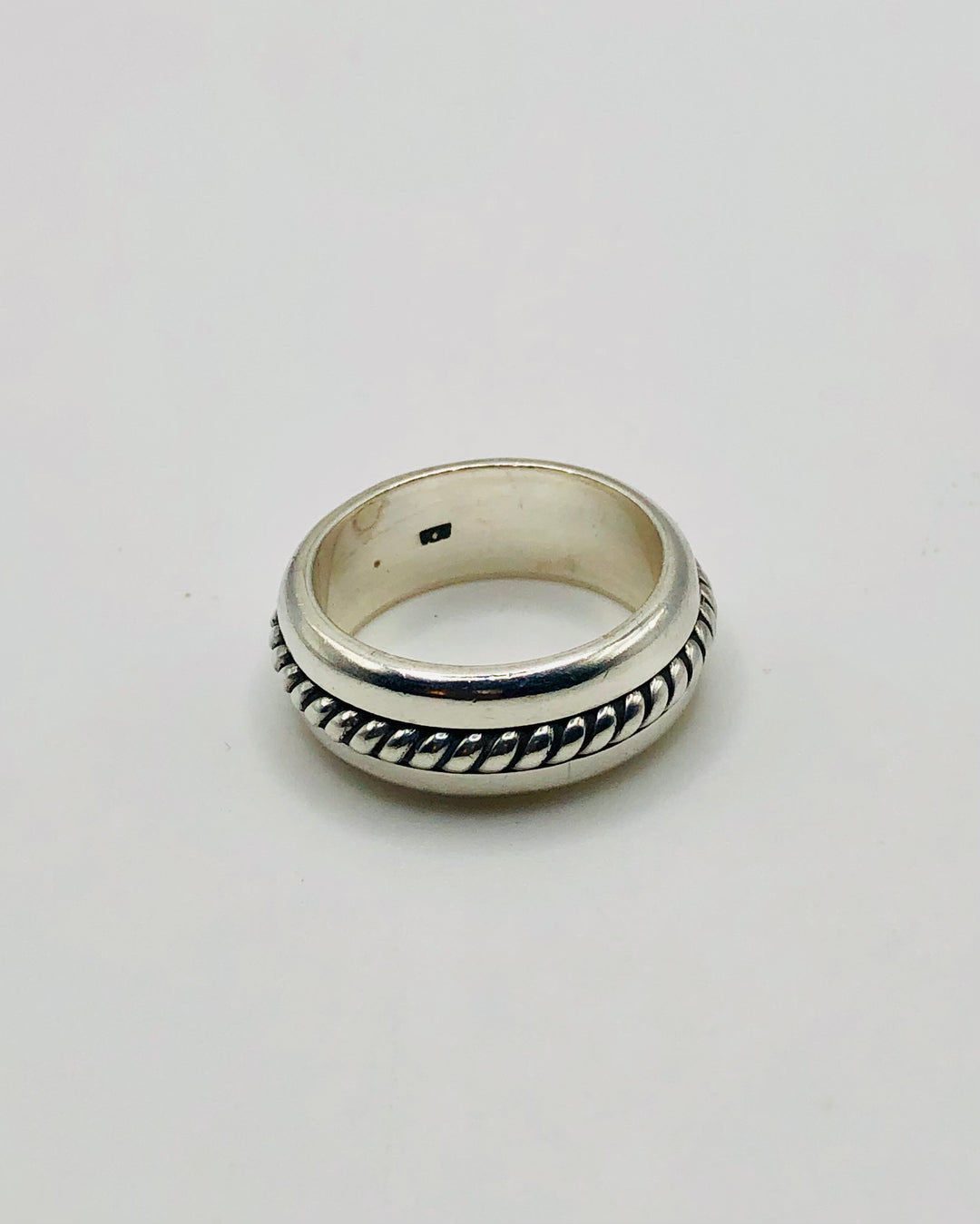 Silver Rope Ring