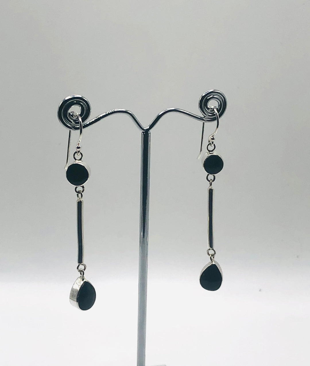 Elegant Black Onyx Earrings