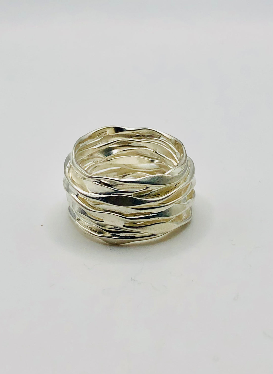 Silver Textured Ring
