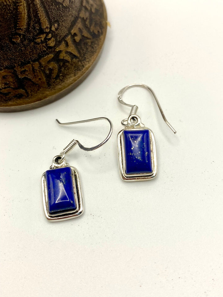Blue Temple Earrings