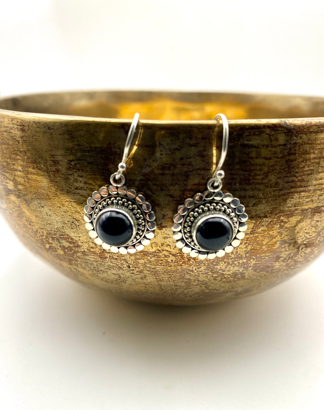 Midnight Mandala Earrings