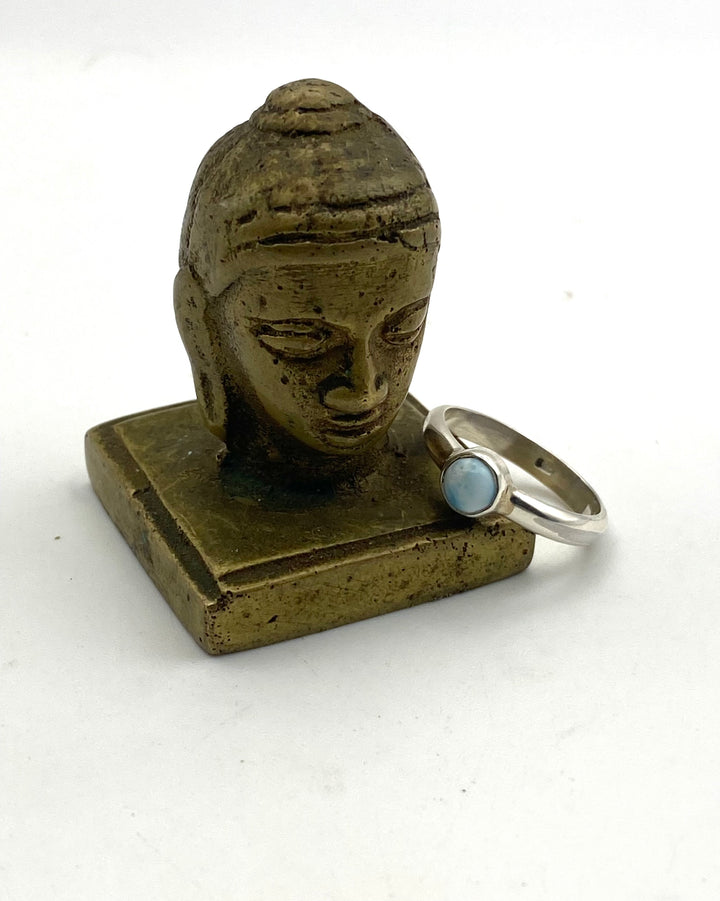 Whispering Sea - Larimar Ring