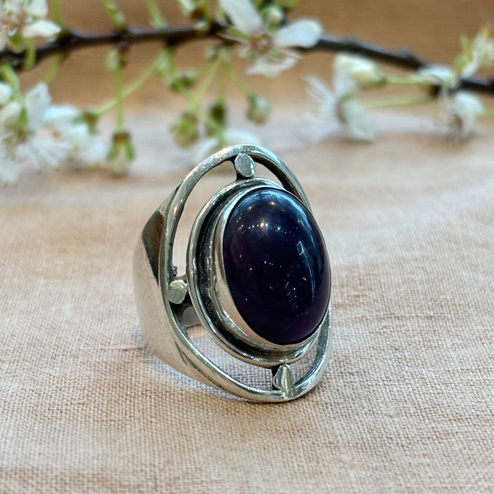 Amethyst Orbit Ring