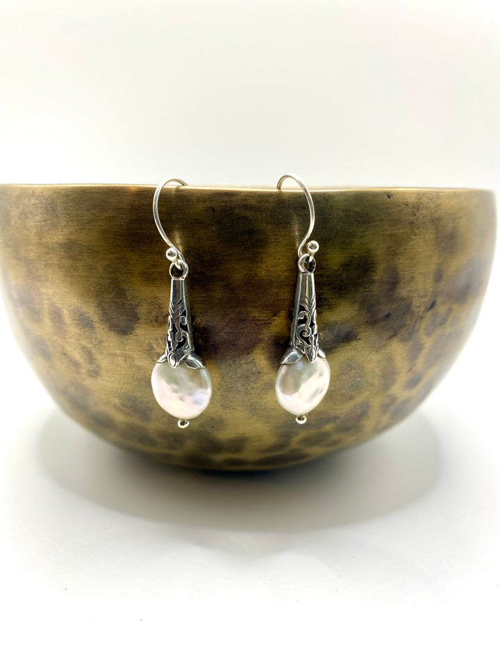 Pearl Blossom Earrings