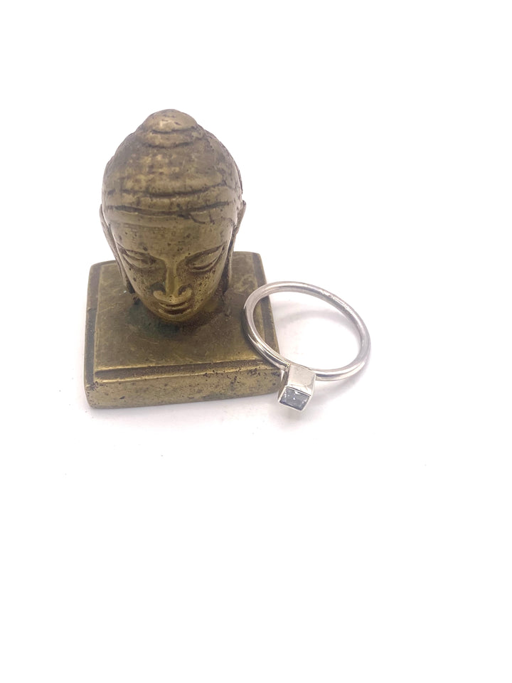 Square Cubic Zirconia Ring