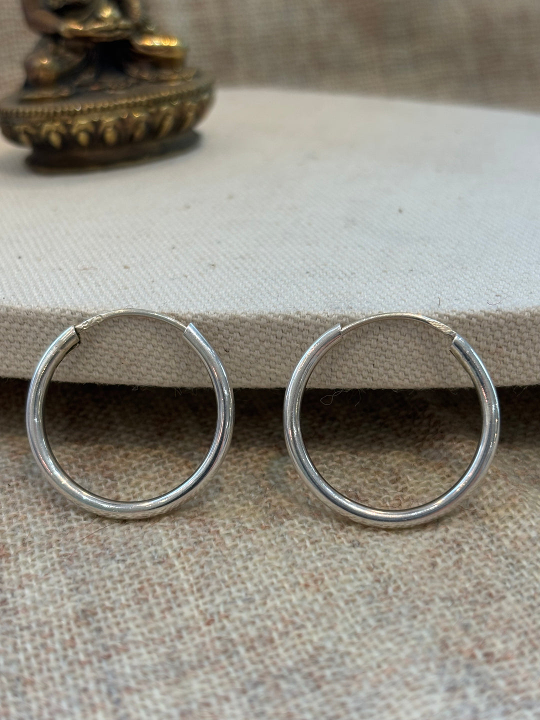 Sterling Silver Hoop Earrings – Small (20mm)