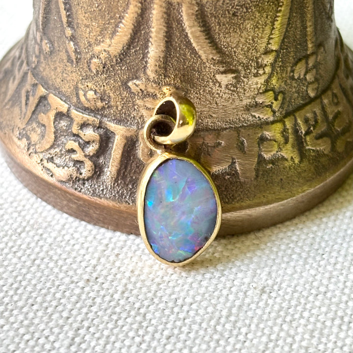 Handmade Panchadhatu Opal Pendant