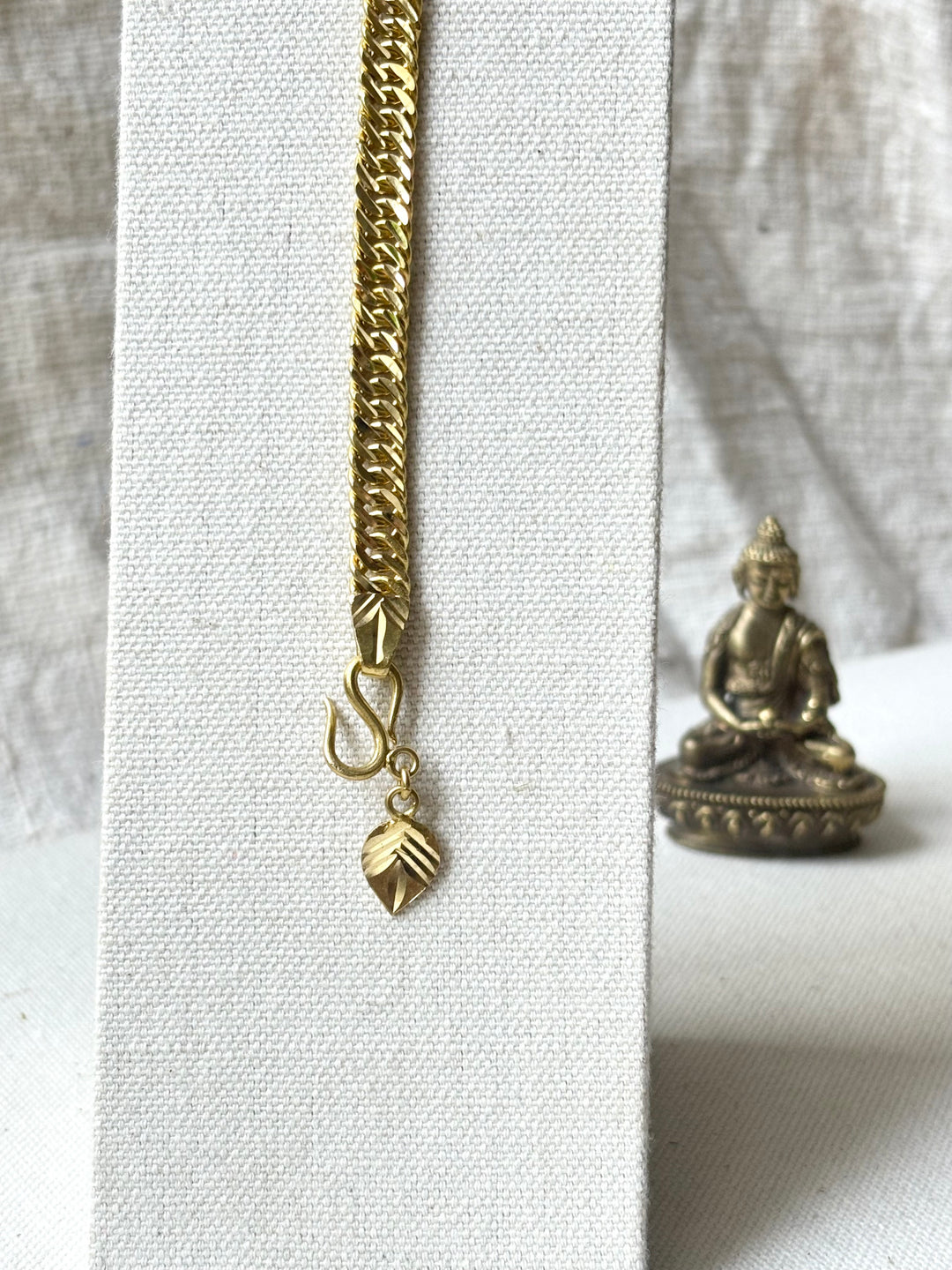 Handmade Panchadhatu Curb Chain Bracelet – 18cm or 19cm