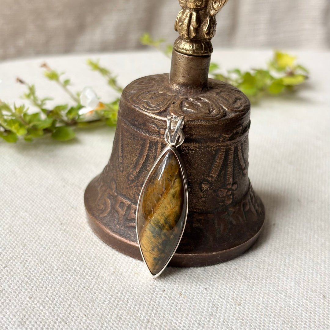 Tiger’s Eye Sterling Silver Pendant