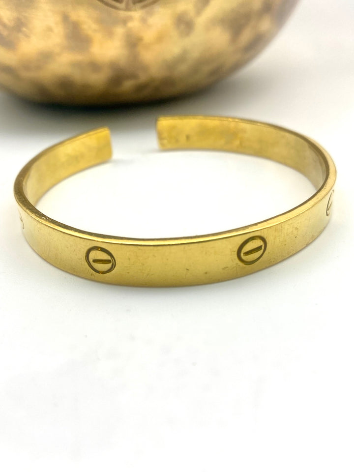 Panchadhatu Circle of Pause Cuff