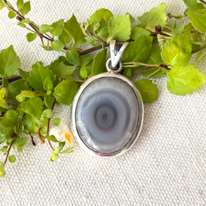 Shiva Eye Pendant – Handmade Sterling Silver