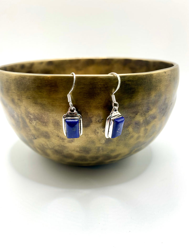 Blue Temple Earrings