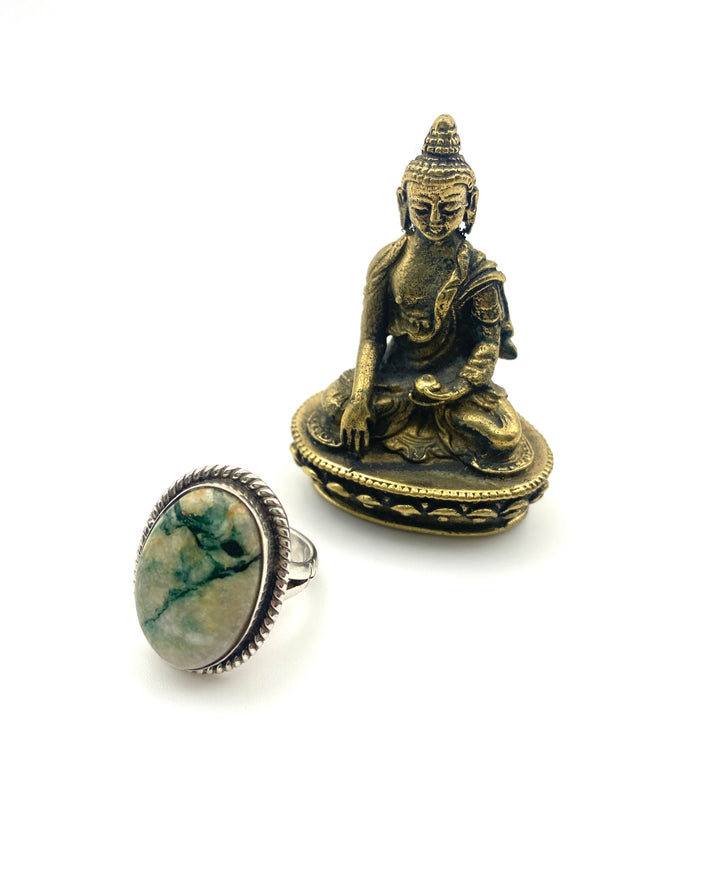 Rooted Calm - Green Tree Jasper