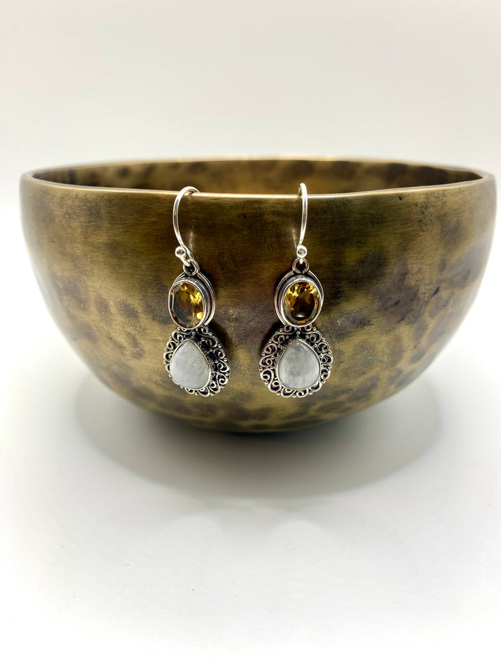 Golden Moon Earrings
