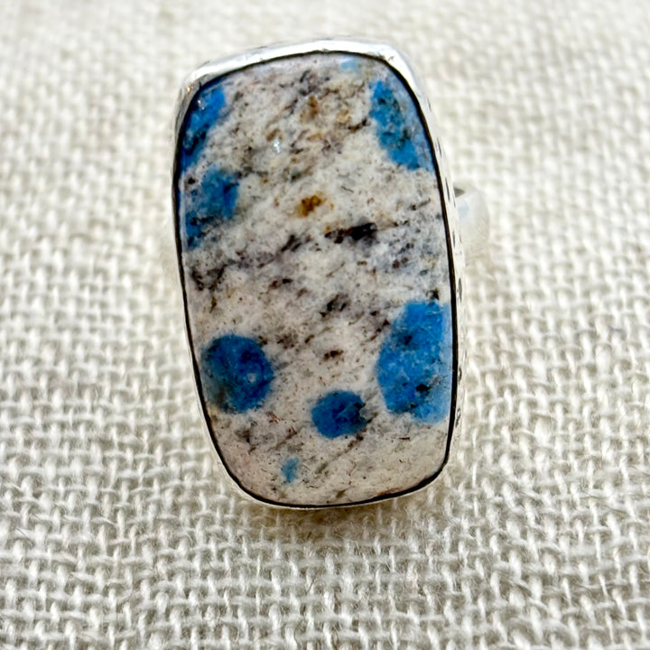 K2 Jasper Ring – Rectangular K2 Stone Sterling Silver Ring