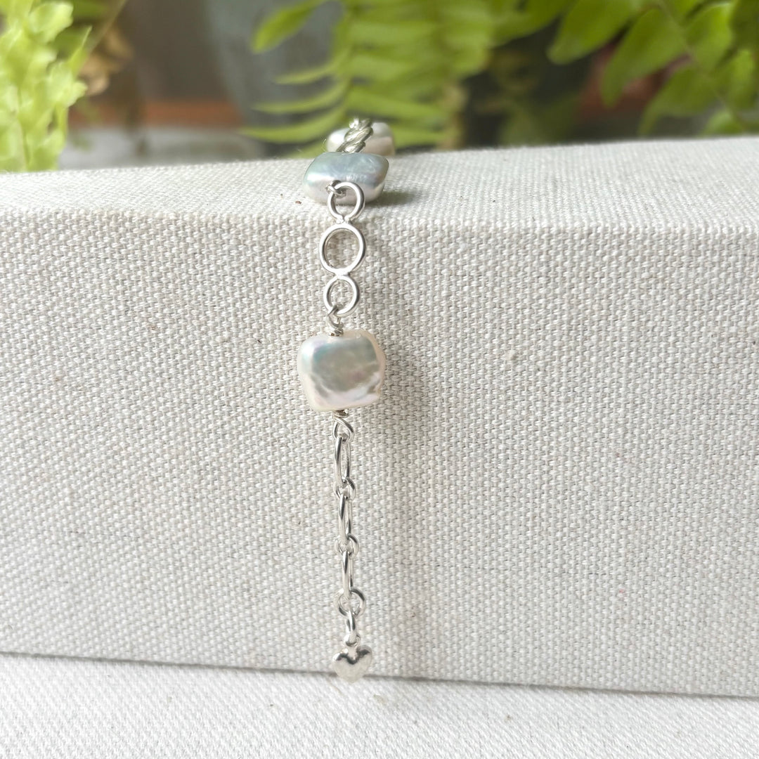 Baroque Freshwater Pearl Sterling Silver Bracelet