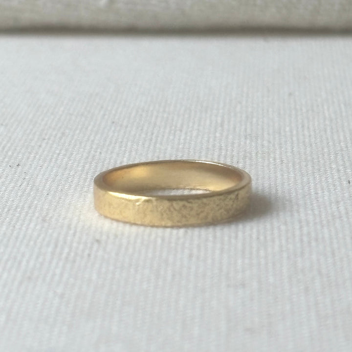 Brass Ring – 18 Carat Gold Plated
