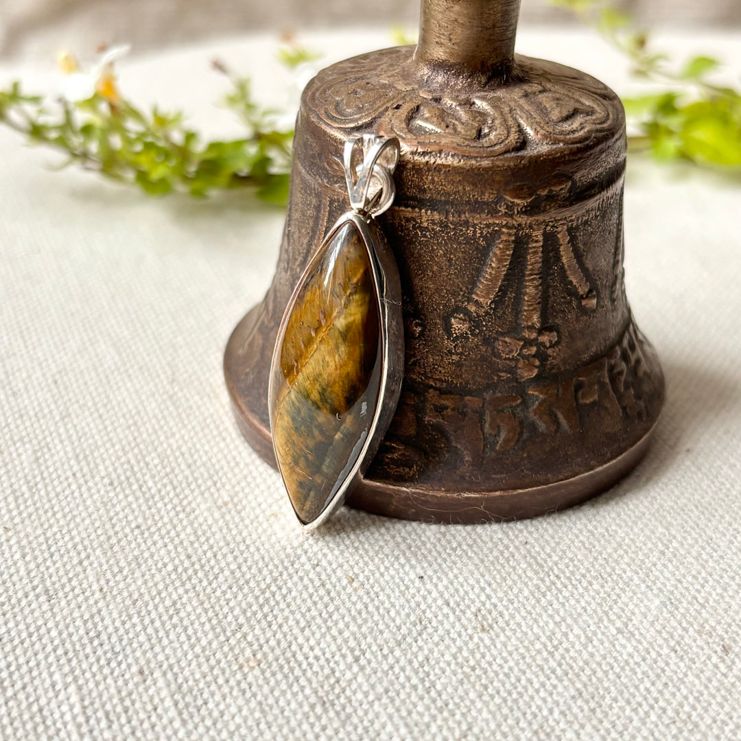 Tiger’s Eye Sterling Silver Pendant