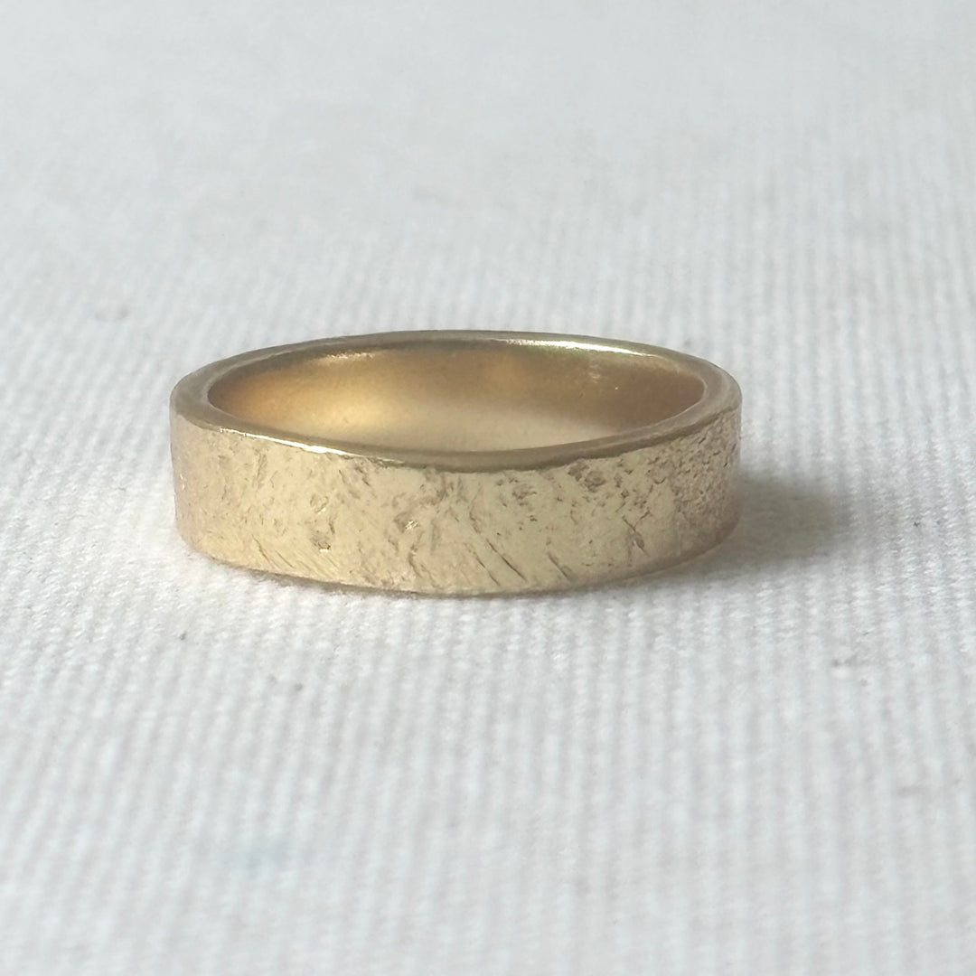 Brass Ring – 18 Carat Gold Plated