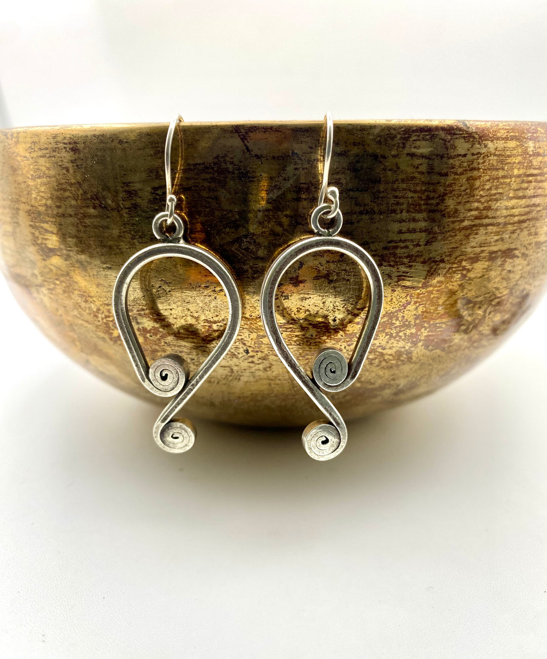 Tribal Spiral Earrings