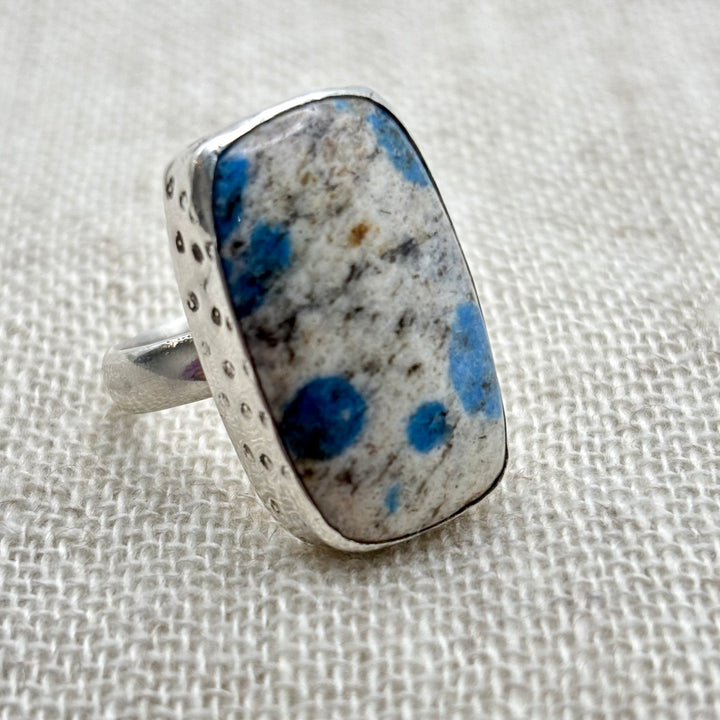 K2 Jasper Ring – Rectangular K2 Stone Sterling Silver Ring