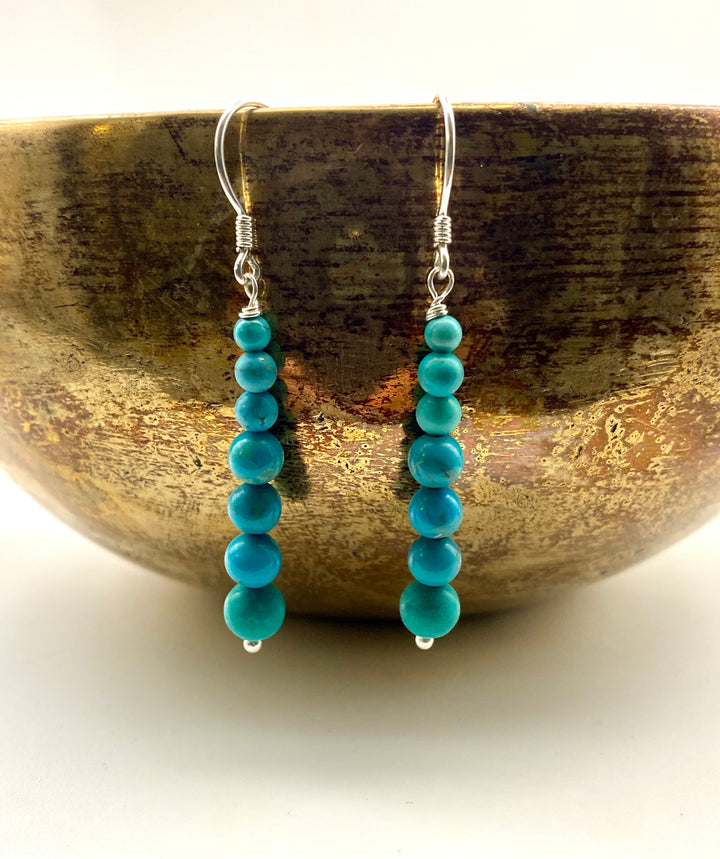 Turquoise Bead Earrings