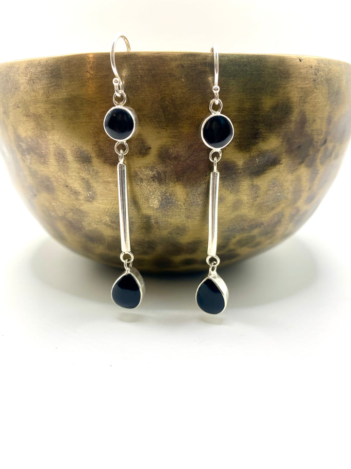 Midnight Drop Earrings