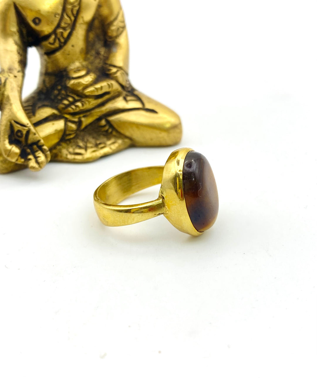 Golden Warrior- Tigers Eye Ring