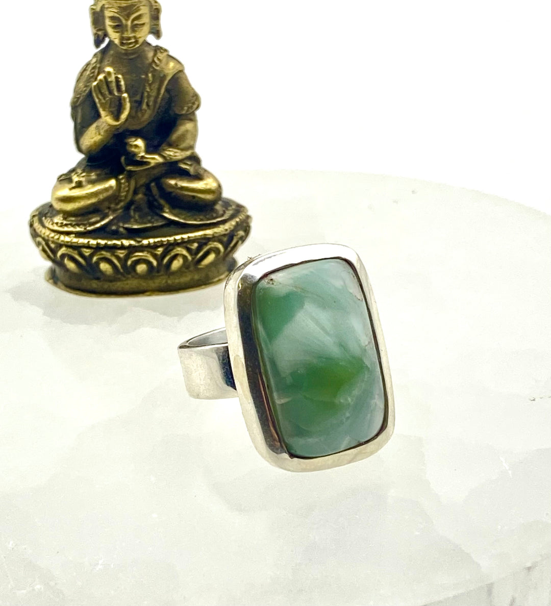 Tranquil Horizon - Larimar Ring