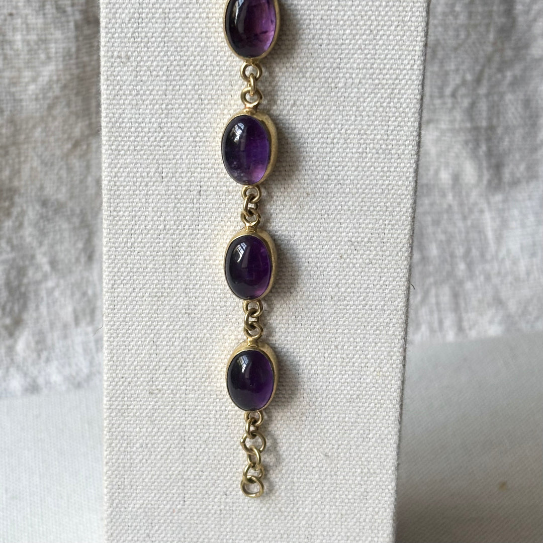 Handmade Amethyst Panchadhatu Bracelet