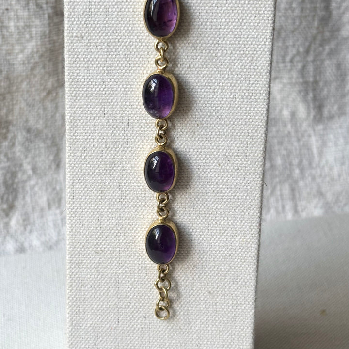 Handmade Amethyst Panchadhatu Bracelet