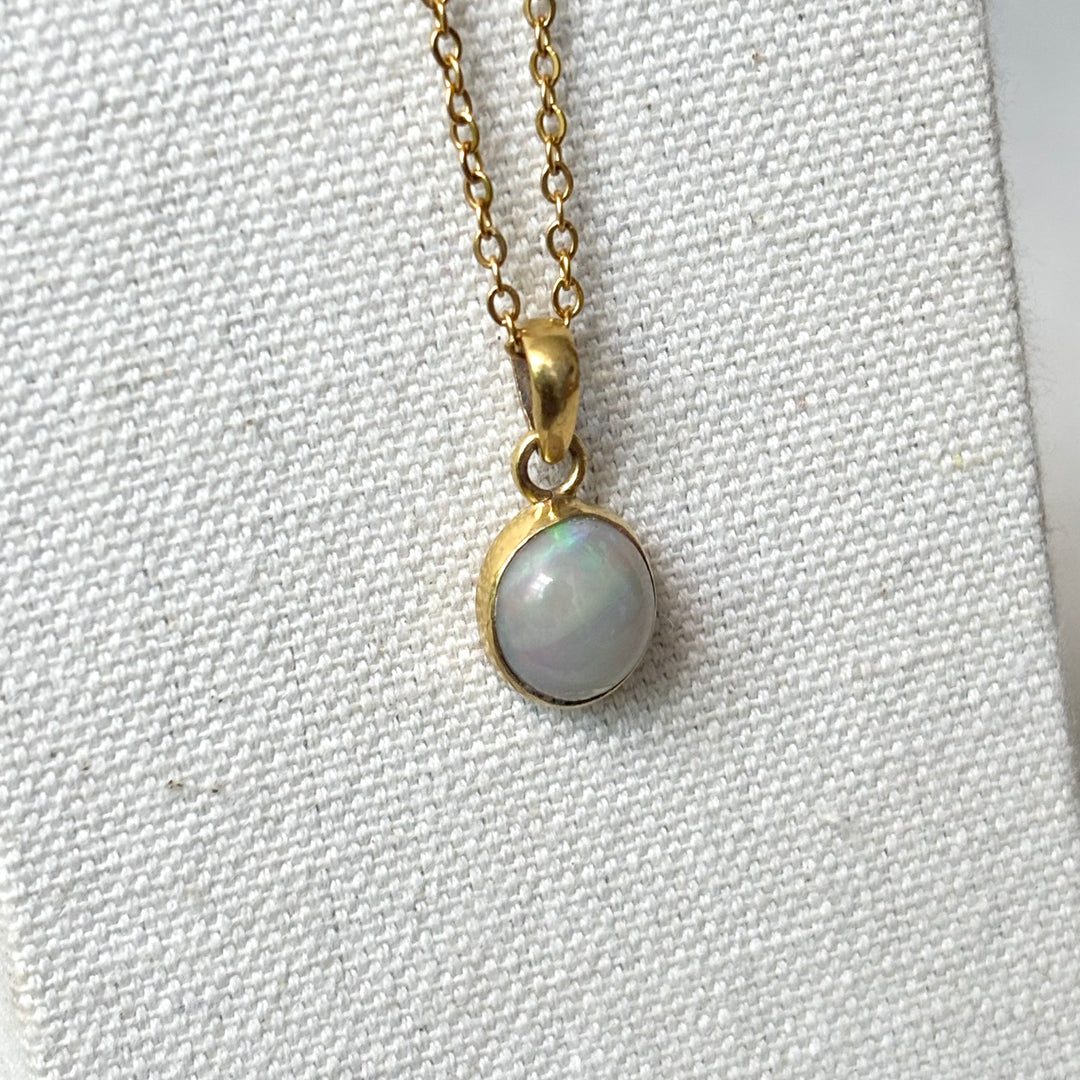 Handmade Opal Panchadhatu Pendant Necklace