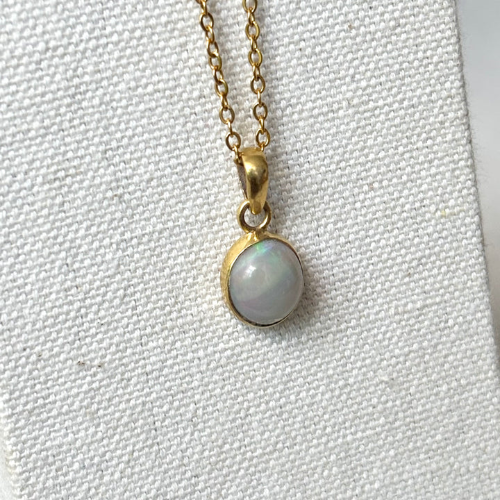 Handmade Opal Panchadhatu Pendant Necklace