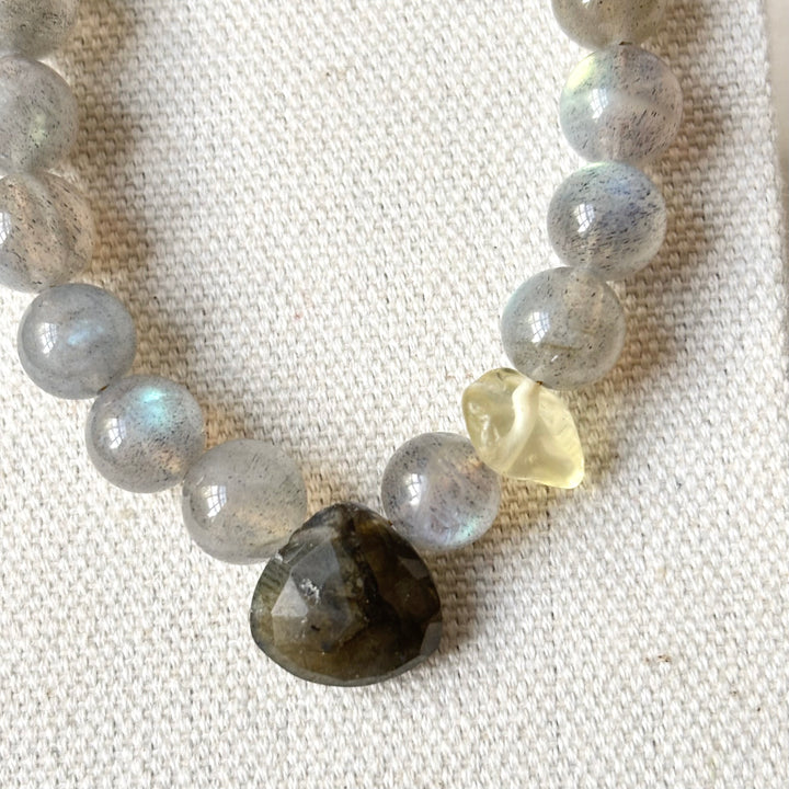 Labradorite Beaded Bracelet