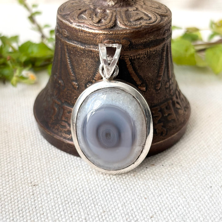 Shiva Eye Pendant – Handmade Sterling Silver