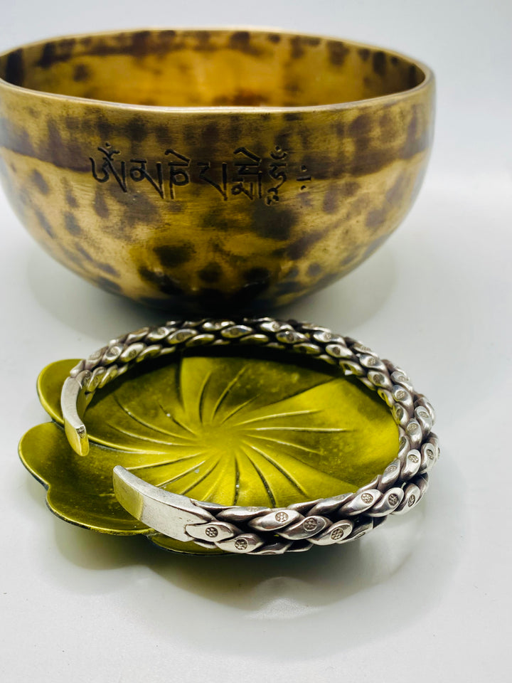 Solid Silver Handmade Bangle