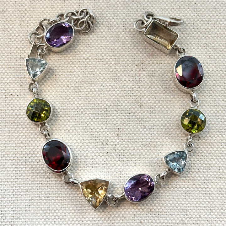 Multicolour Gemstone Bracelet