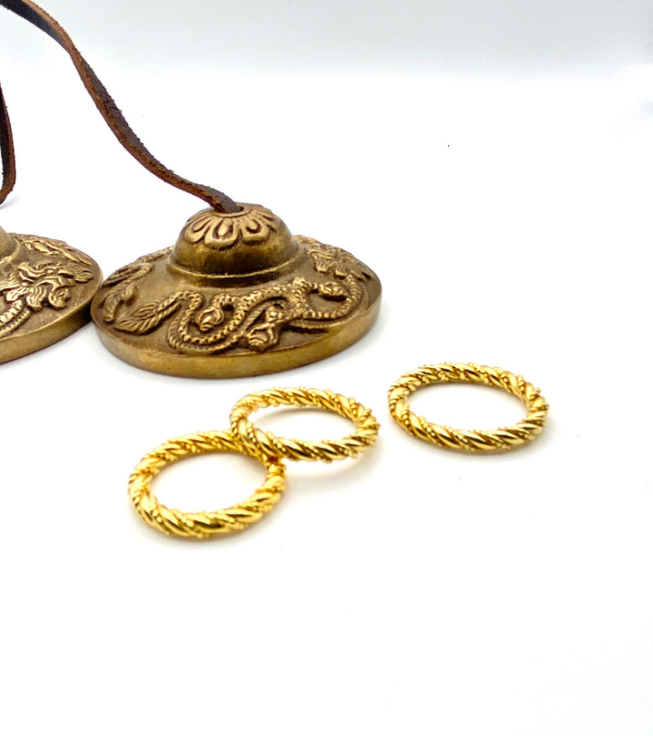Gold Rope Rings