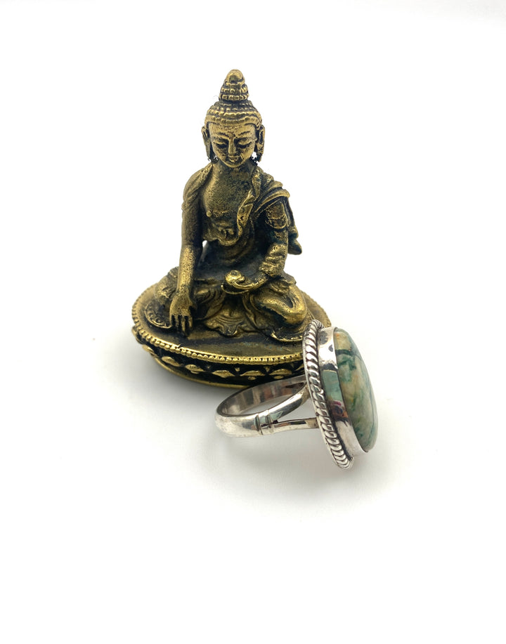 Rooted Calm - Green Tree Jasper