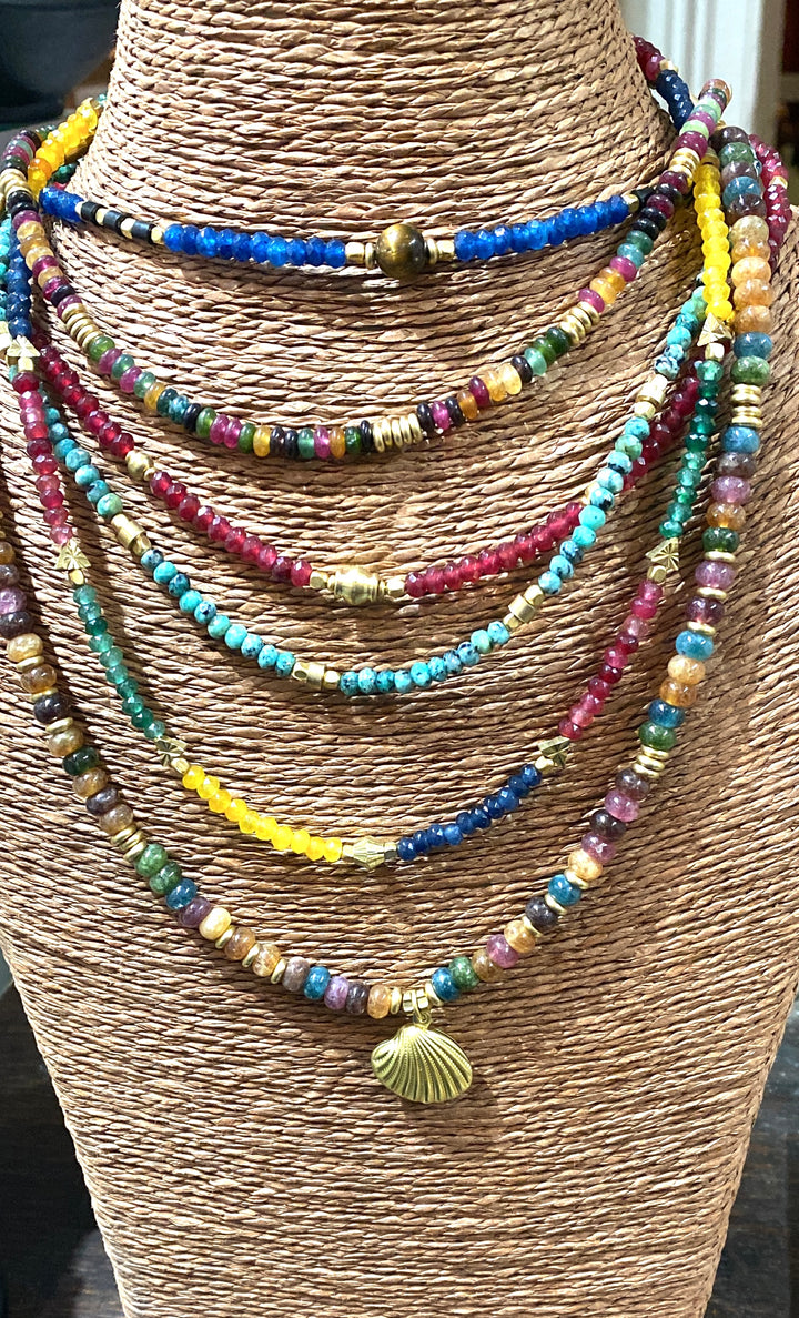 Amethyst Shell Necklace