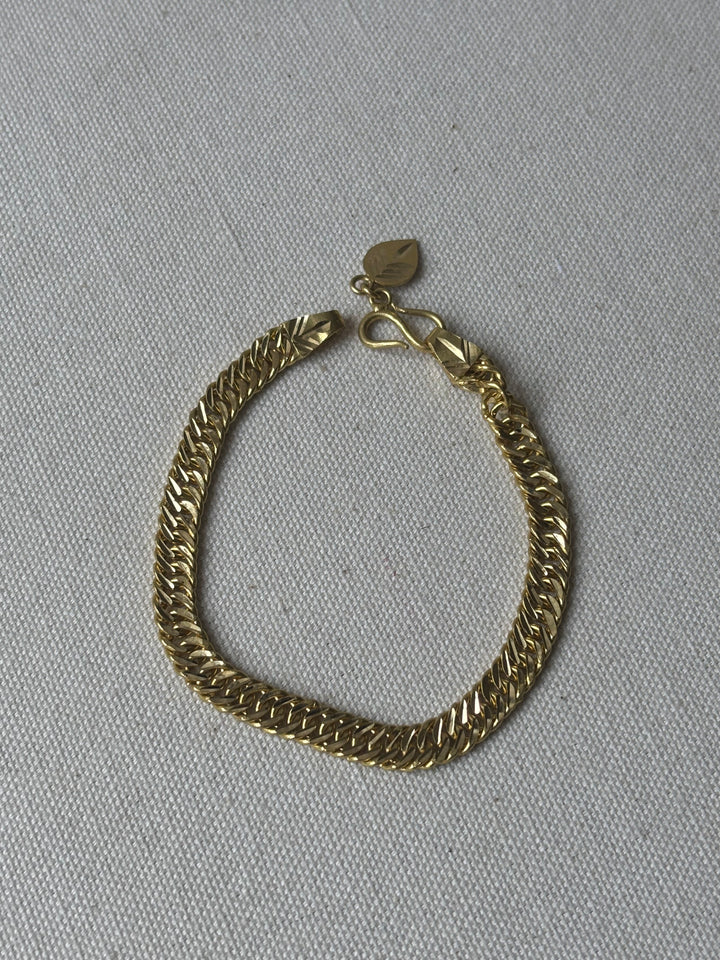 Handmade Panchadhatu Pyrite Druzy Bracelet