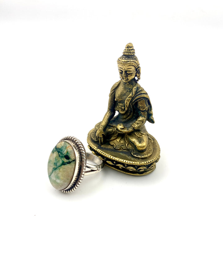 Rooted Calm - Green Tree Jasper