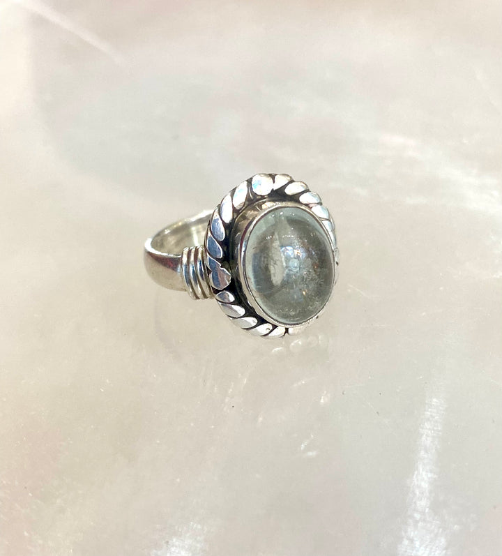 Ocean’s Embrace - Aquamarine Ring