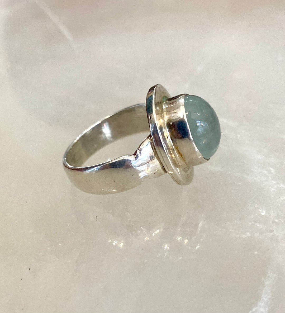 Ocean Mist - Aquamarine Ring