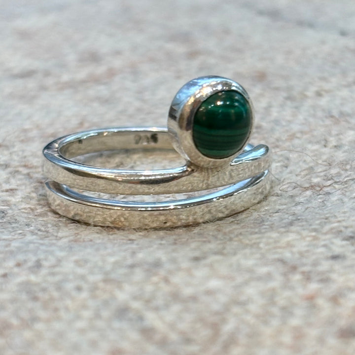 Malachite Double Ring