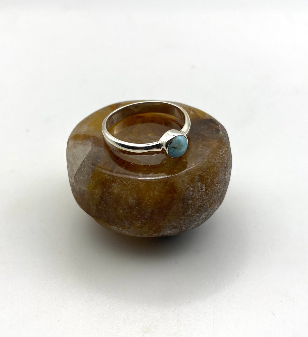 Whispering Sea - Larimar Ring